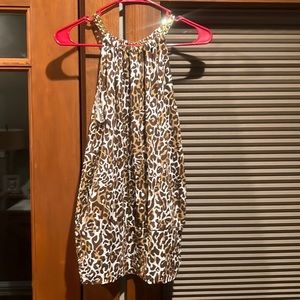 Lilly Pulitzer leopard print top